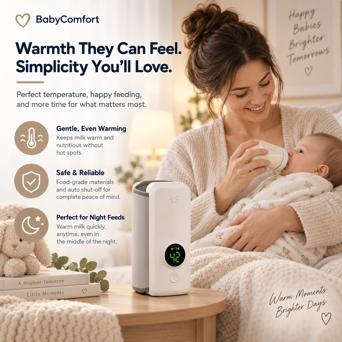 Portable Bottle Warmer By BabyComfort